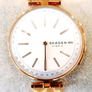 Hybrid Smartwatch- Skagen Signatur T-Bar Rose Gold
